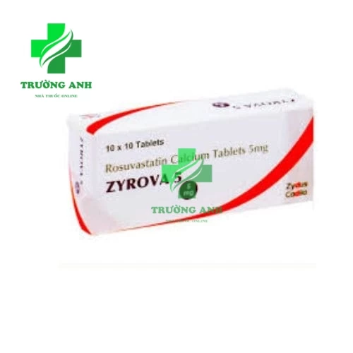 Zyrova 5 Cadila -  Thuốc điều trị tăng cholesterol máu hiệu quả